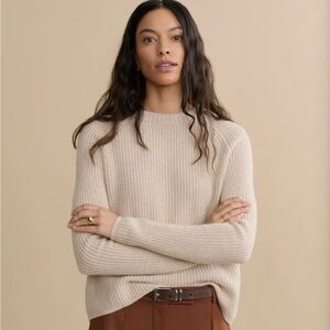 Jenni Kayne Cashmere Fisherman Sweater